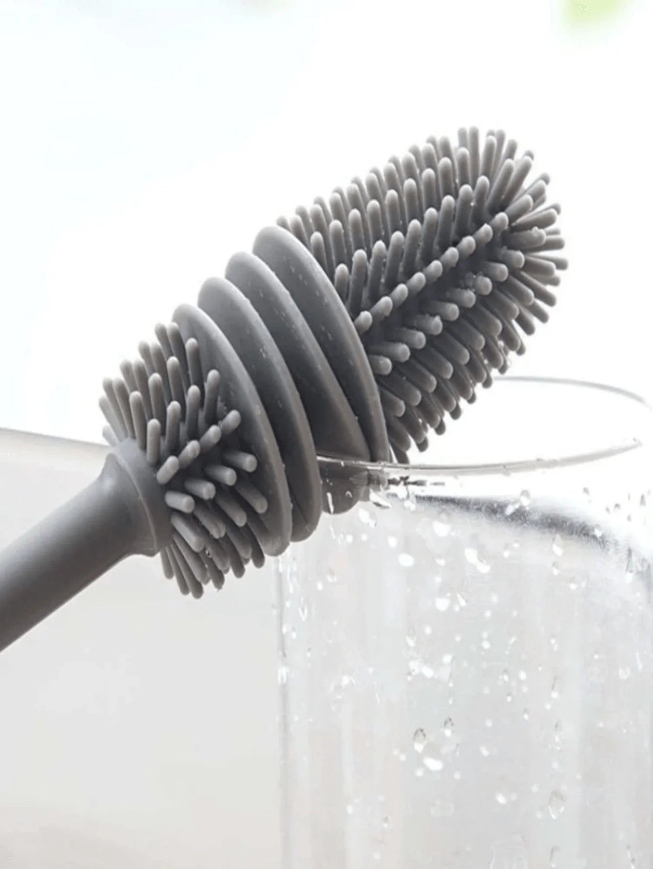 360 Degree Silicone Cup Brush For Kitchen And Bathroom Cleaning