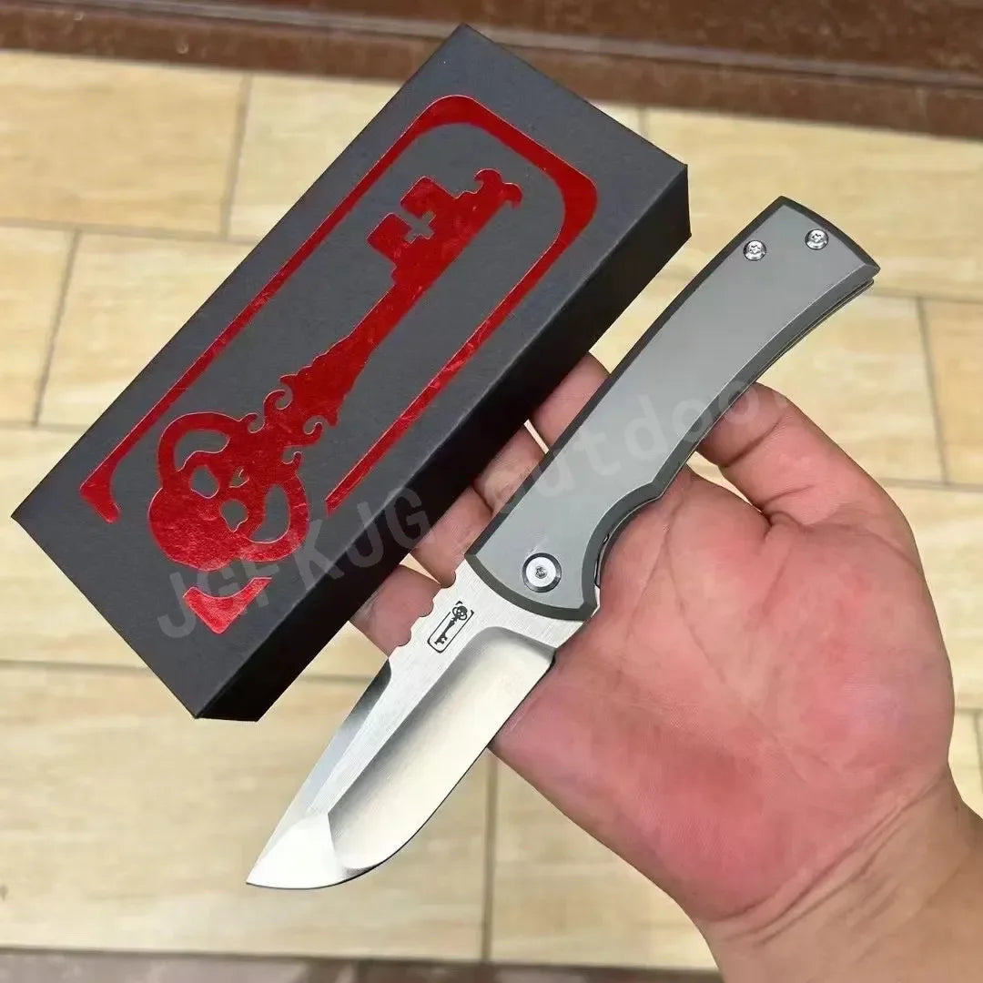 Professional M390 Steel Titanium Folding EDC Pocket Knife