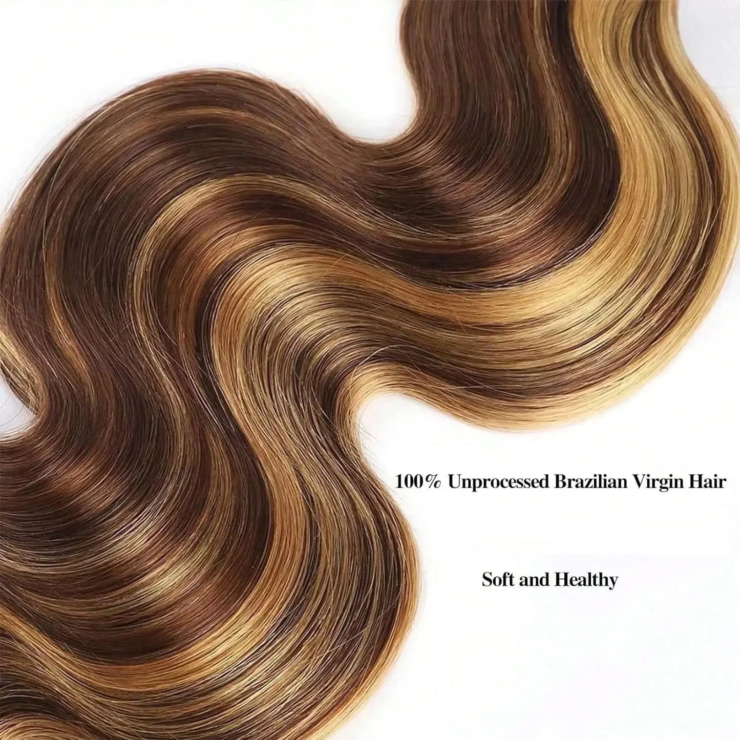 Gefily Brazilian 16A Ombre Body Wave Bundles Extensions