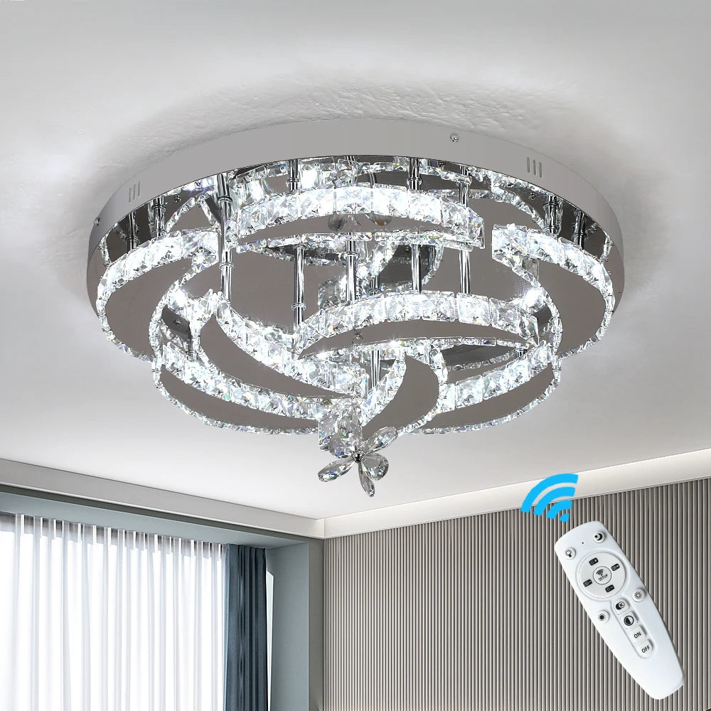 Vetrulus Luxury K9 Crystal LED Chandelier For Dining Room