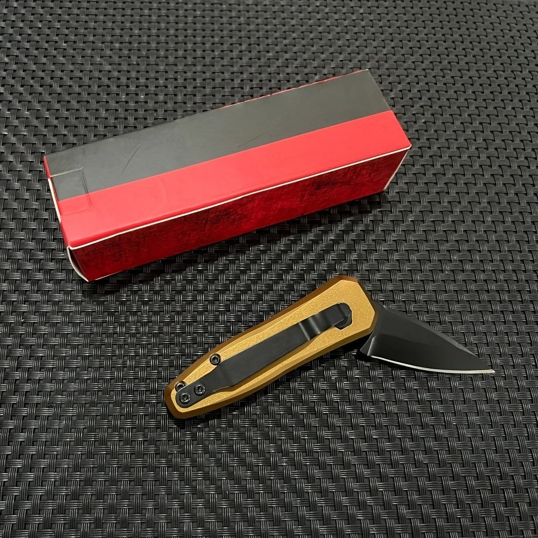 DIY Quick Open Folding Pocket Knife With Aluminum Handle