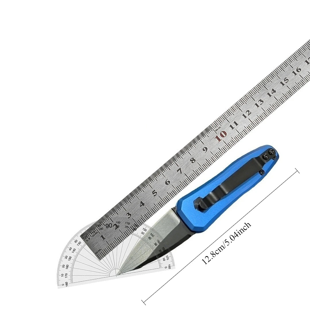 DIY Quick Open Folding Pocket Knife With Aluminum Handle