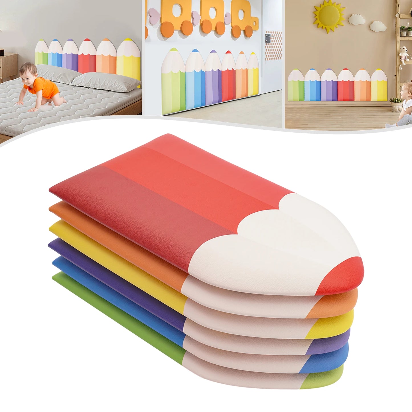 Premium Self Adhesive Pencil Wall Stickers For Kids