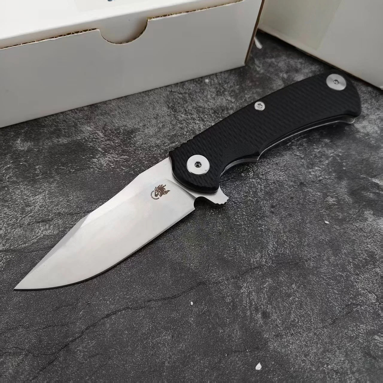 Rick Hinderer XM18 D2 Steel G10 Folding Flipper Pocket Knife