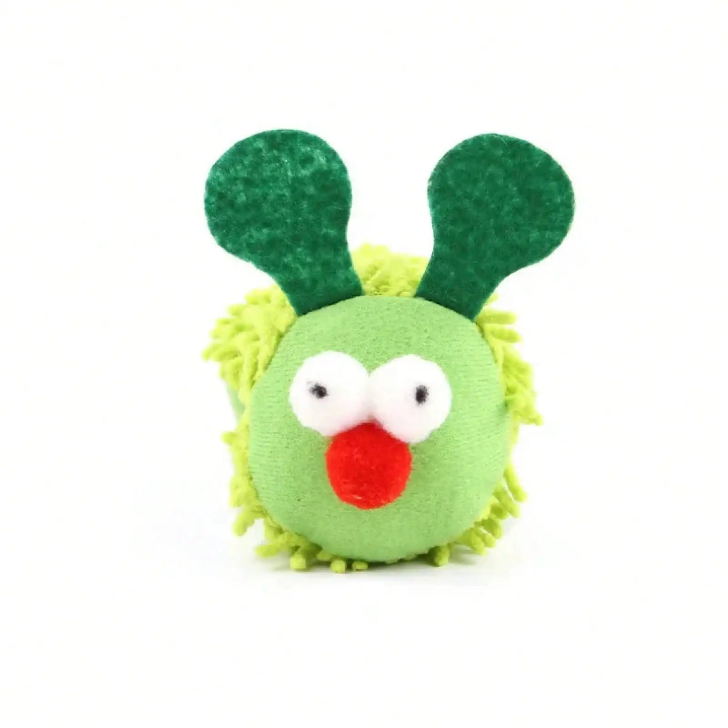 Caterpillar Cat Chew Toy With Catnip And Silvervine For Oral Care