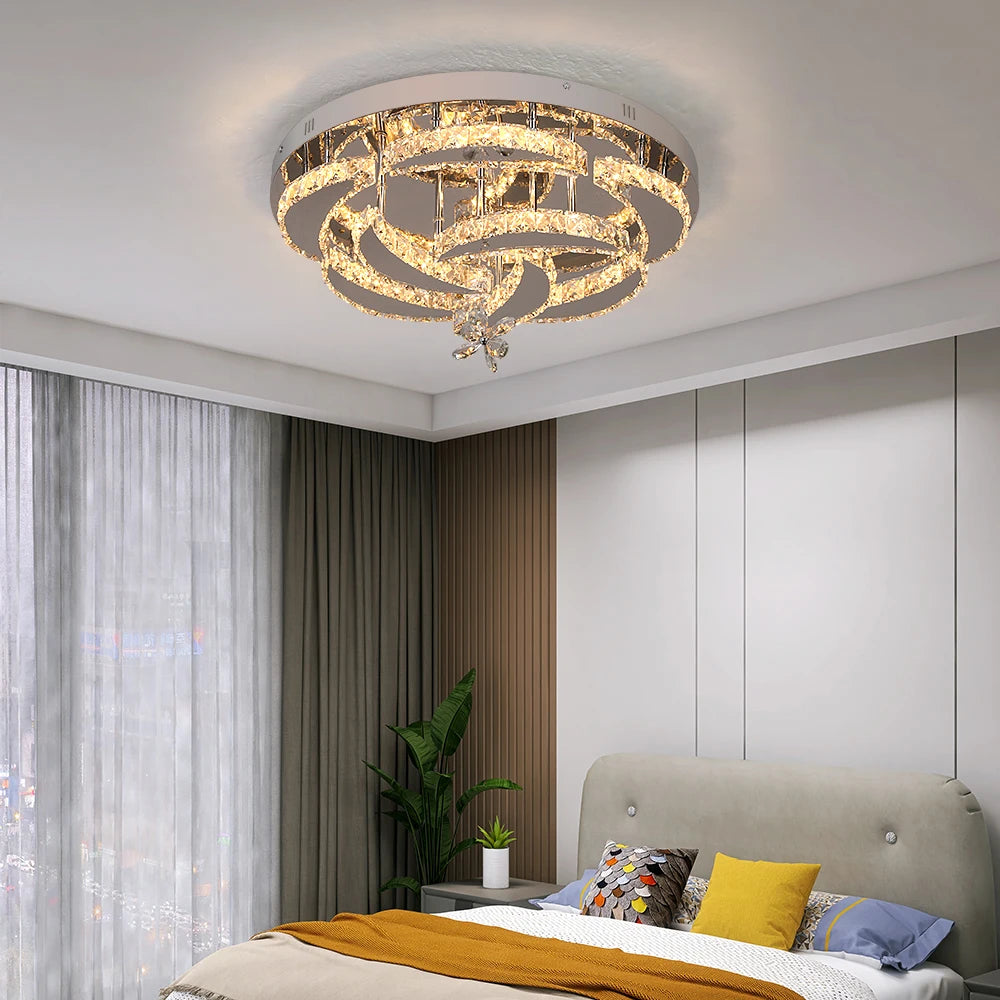 Vetrulus Luxury K9 Crystal LED Chandelier For Dining Room
