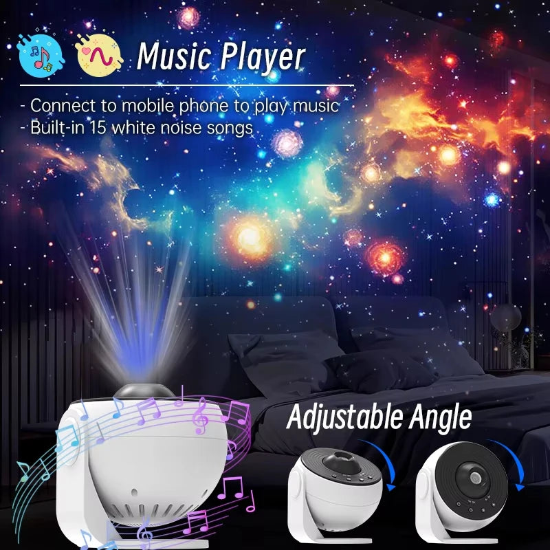 Ausyle Smart Galaxy Projector Star Night Light For Home Decor