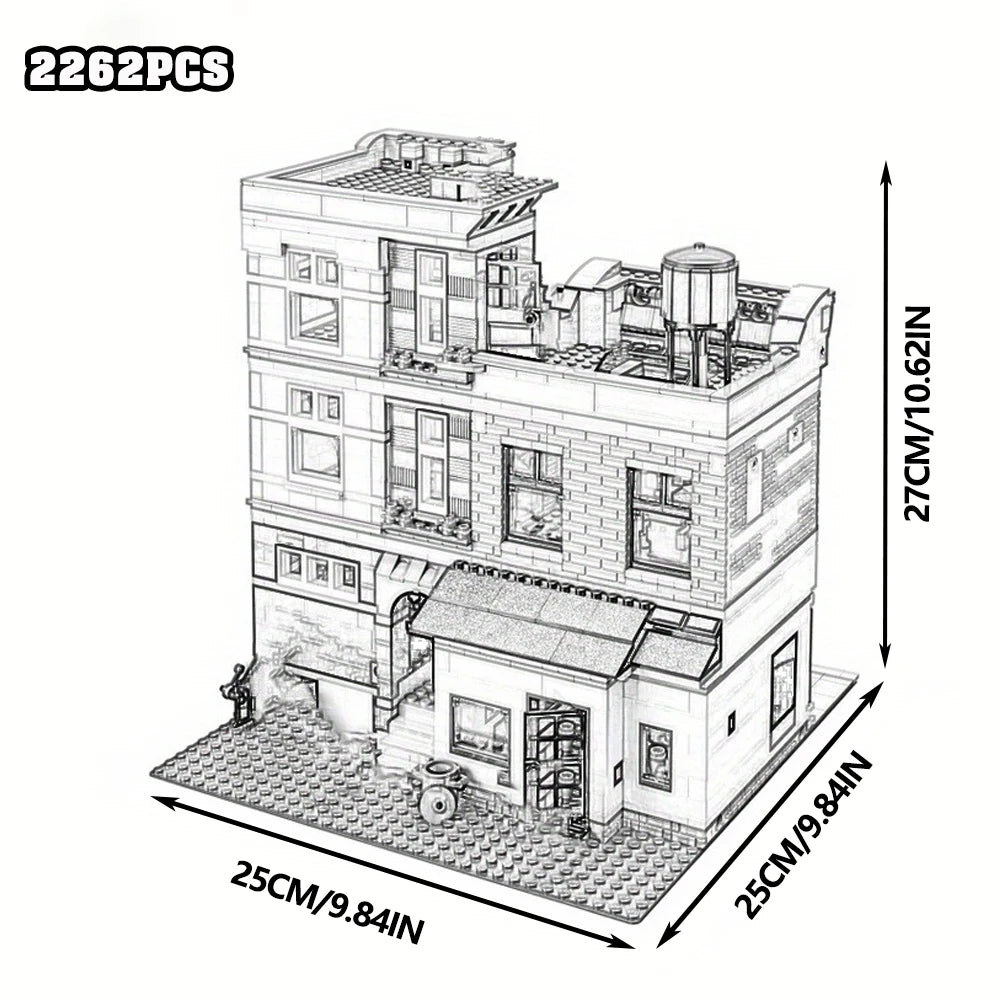 Creative Expert Street View Building Blocks Adult Model Set
