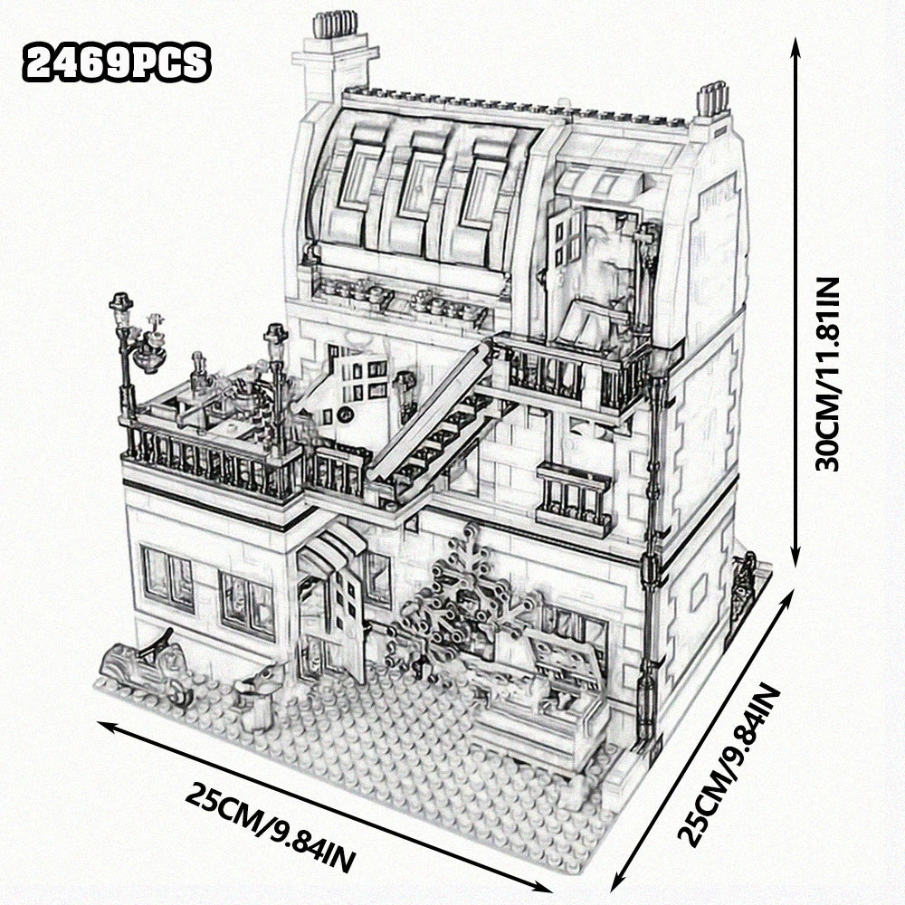 Creative Expert Street View Building Blocks Adult Model Set