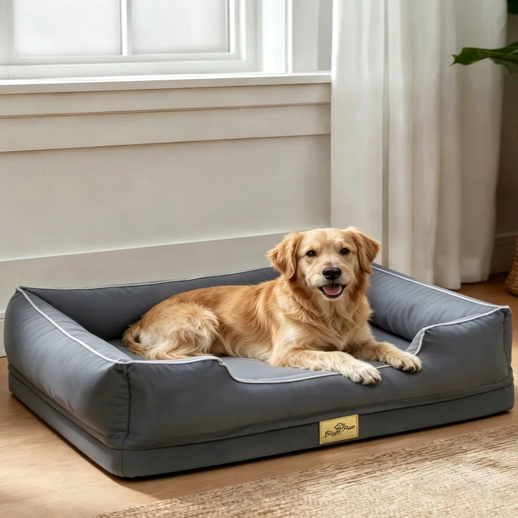 Borwart Orthopedic Dog Bed Pet Sofa With Removable Cover