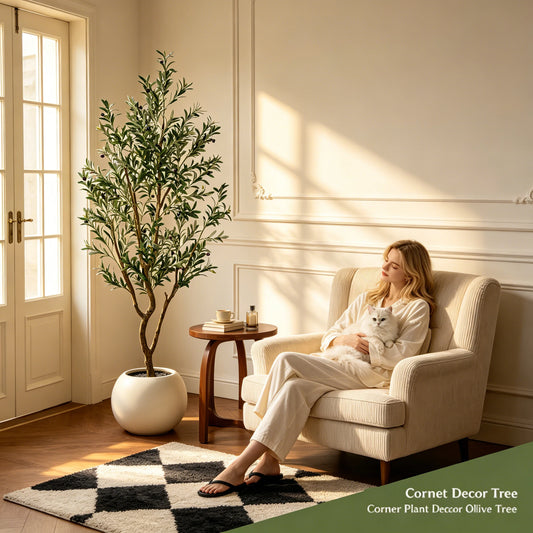 Olitree Artificial Olive Tree With Pot For Indoor Decorations