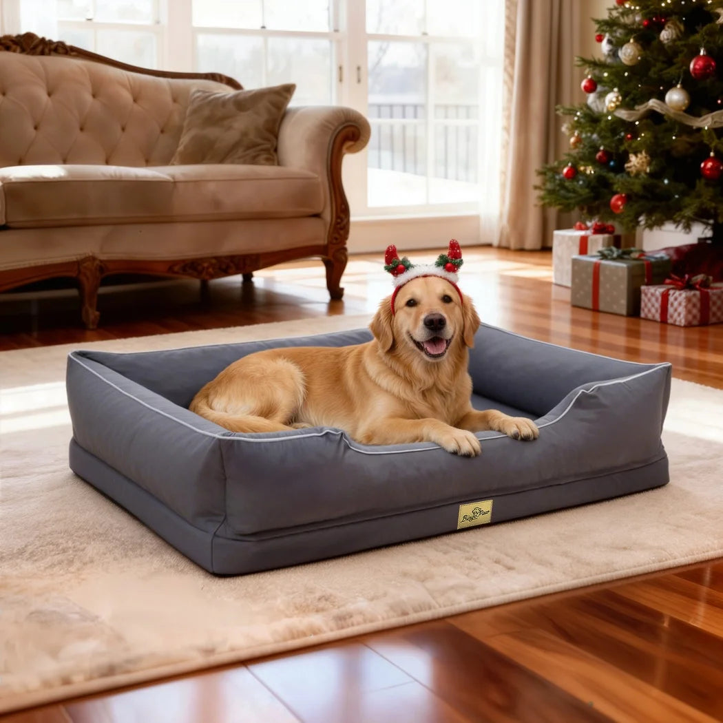Borwart Orthopedic Dog Bed Pet Sofa With Removable Cover