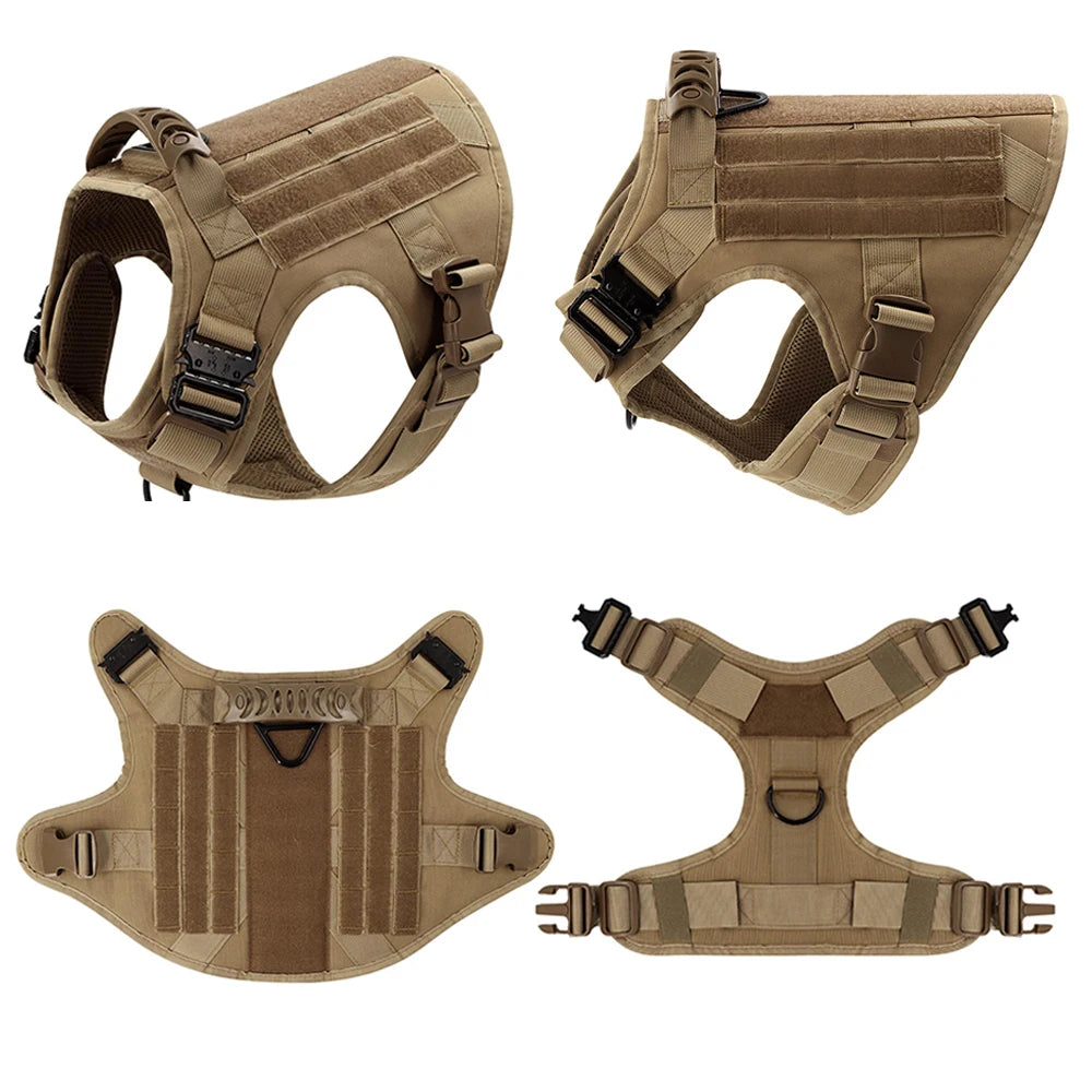 Padded Nylon Dog Harness And Leash Set For Daily Training