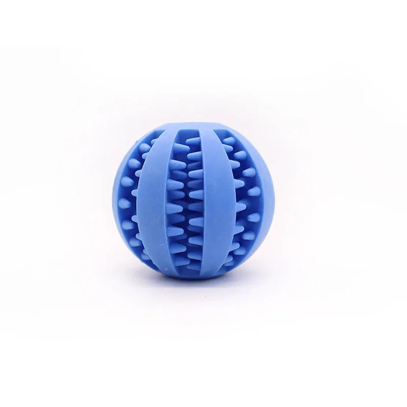 Interactive Rubber Dog Ball Toy For Teething And Training