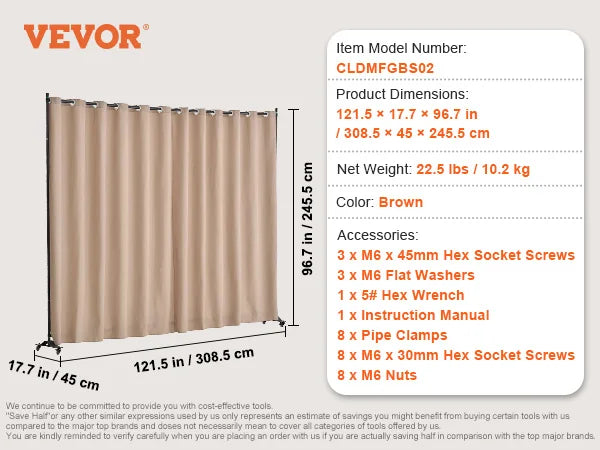 SucceBuy Folding Multi Panel Room Divider And Modern Privacy Screen