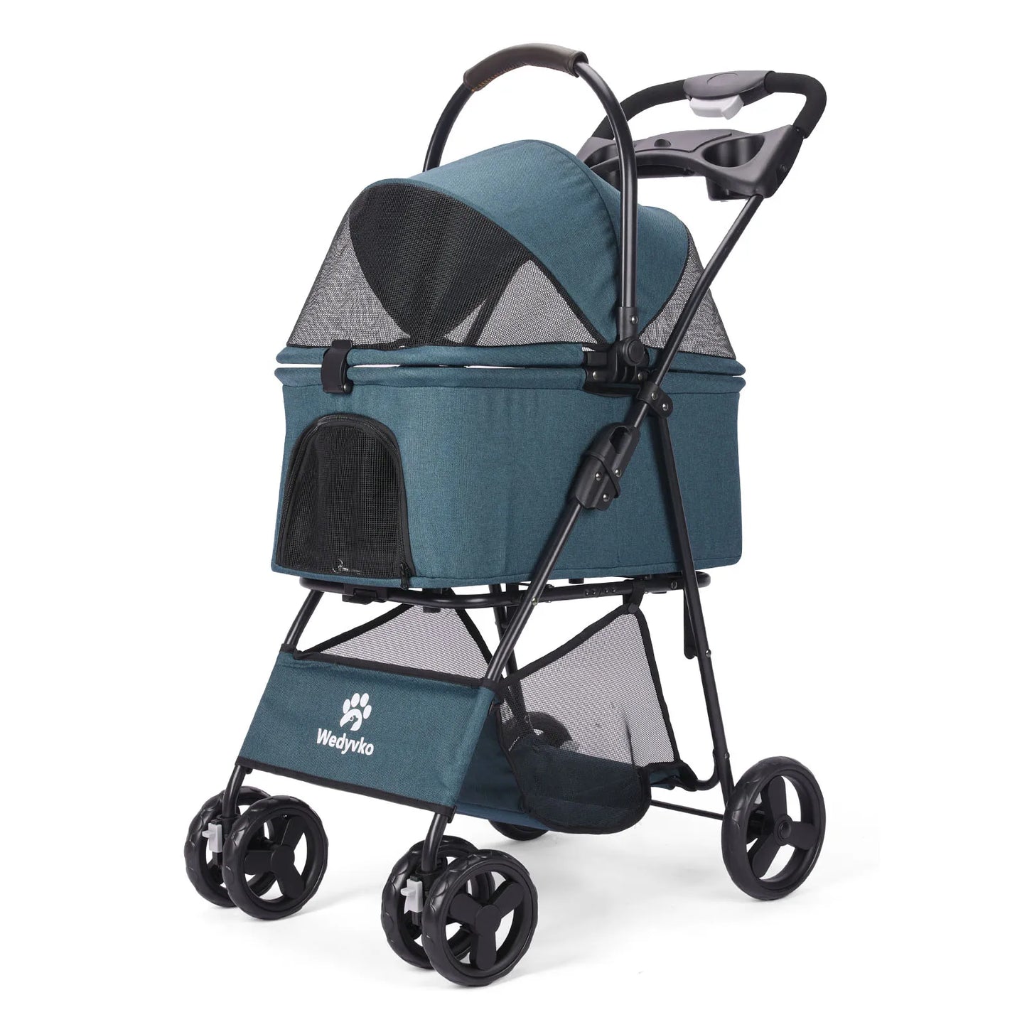 3 In 1 Waterproof Pet Stroller With Removable Carrier Handles