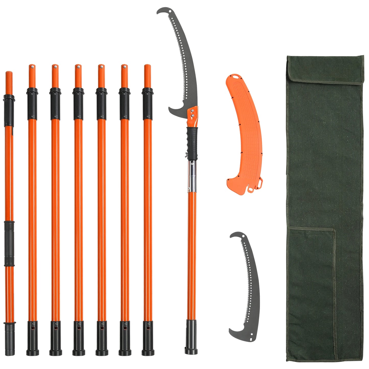 SucceBuy Extendable Pole Saw With Sharp Steel Tree Pruner