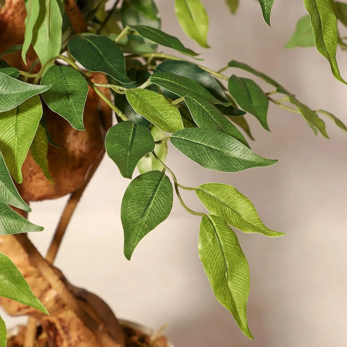 Artificial Ficus Tree Weeping Fig Plant with Planter Home Decor