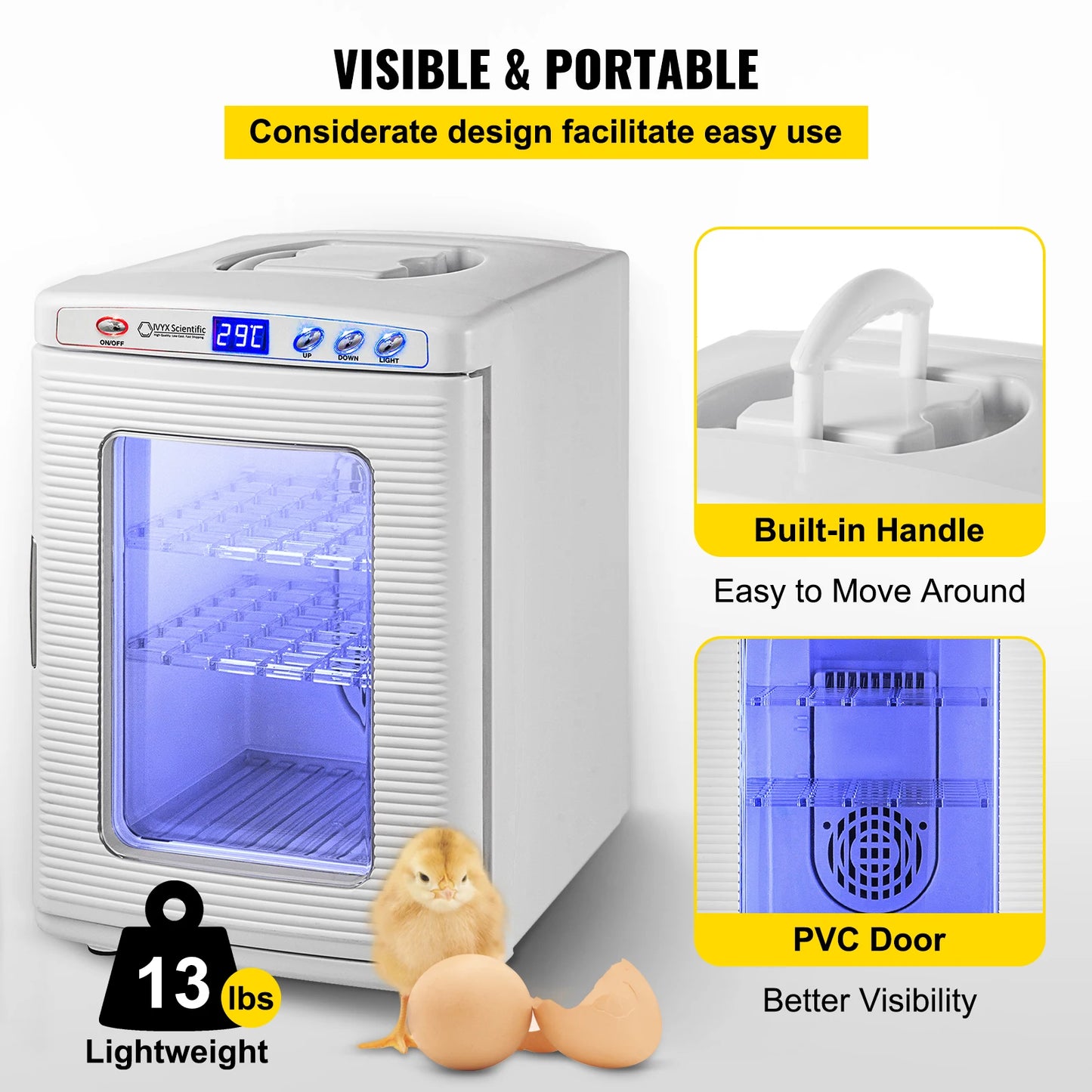 Automatic Reptile Egg Incubator With Precise Temperature Control
