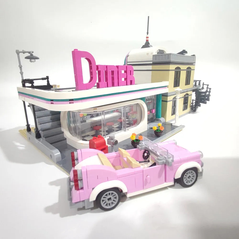 Creative Expert Street View Building Blocks Adult Model Set