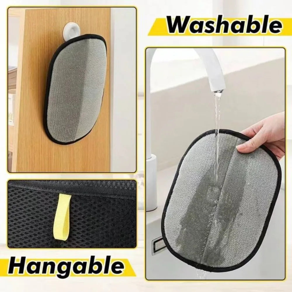 Reusable Double Sided Pet Grooming Gloves For Static Hair Removal