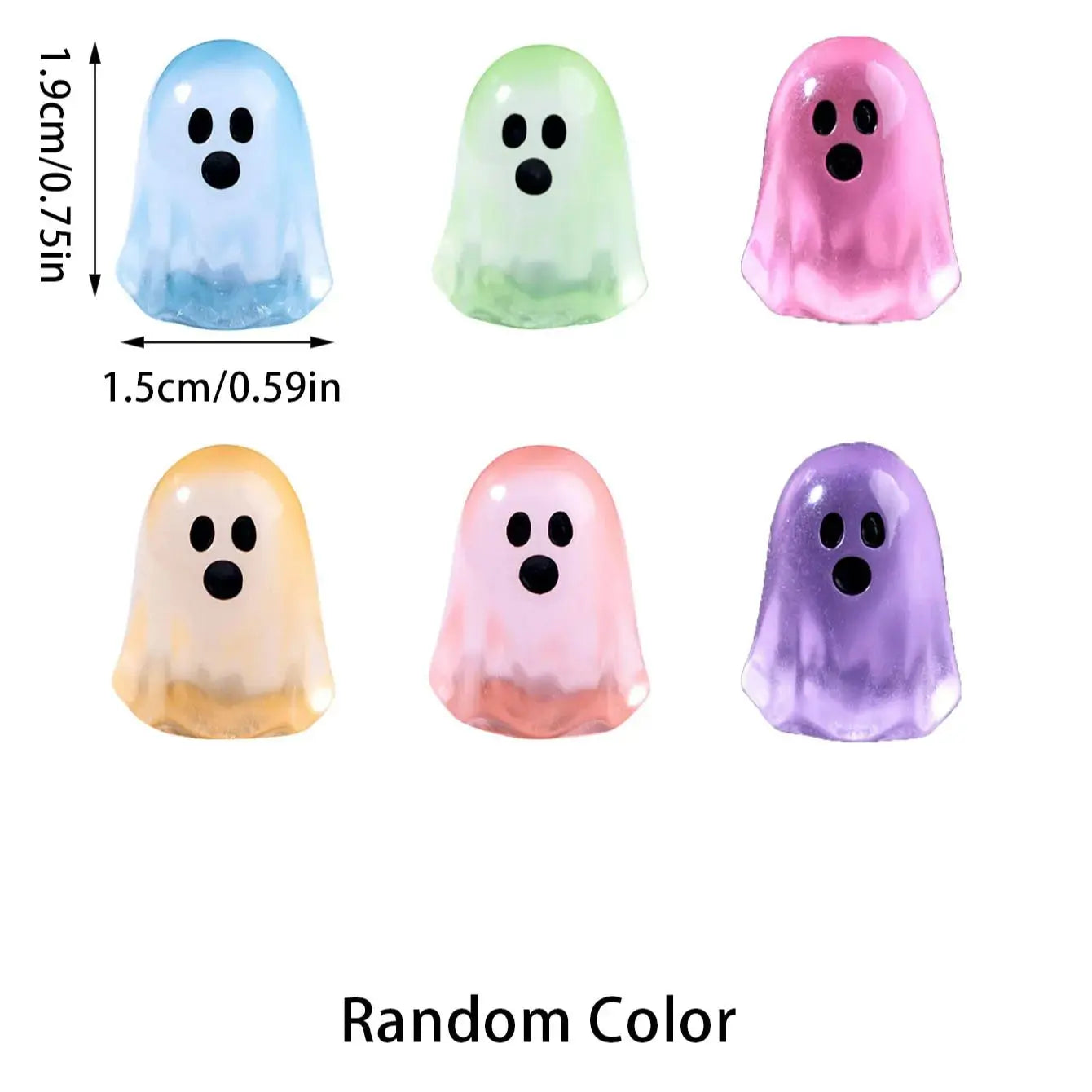 Luminous Ghost Figures Glowing Miniatures For Halloween Home Decor
