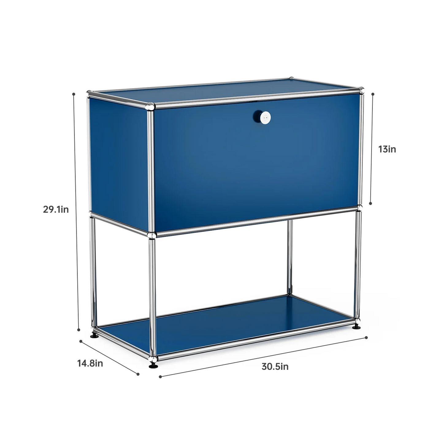 Modern Stainless Steel Storage Cabinet For Living Room And Office