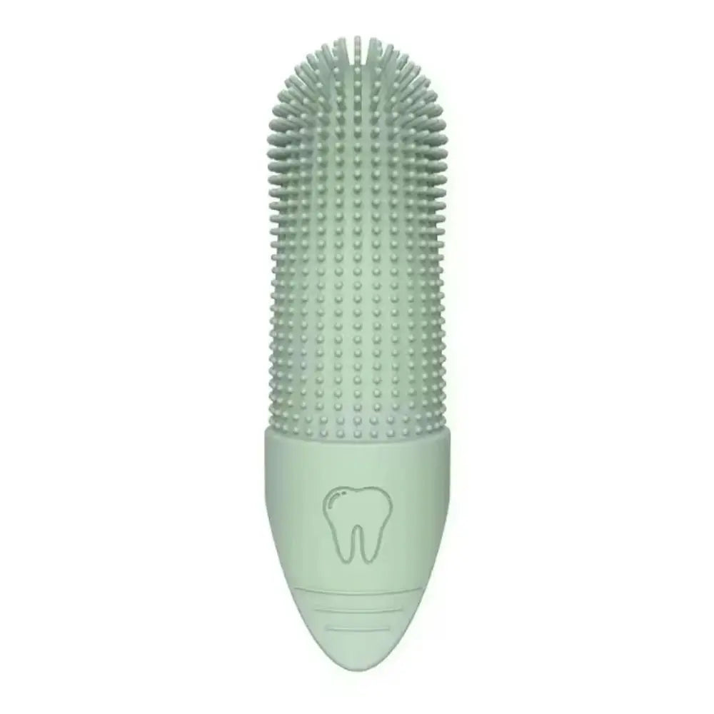 Dog Silicone Finger Toothbrush 360 Degree Dental Care Cats Pets