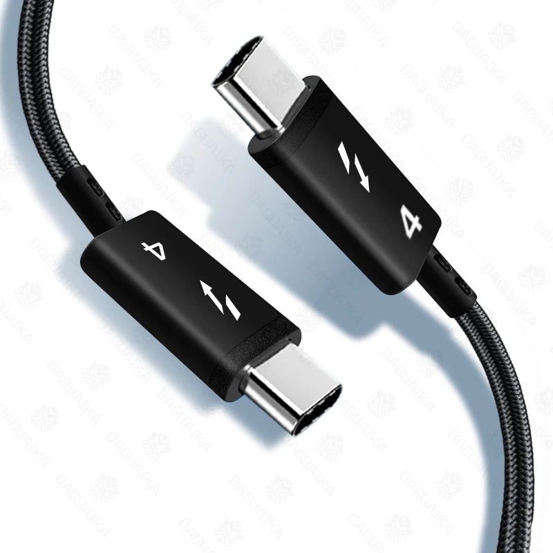 Daguaika Thunderbolt USB C USB4 Cable 40Gbps PD 240W
