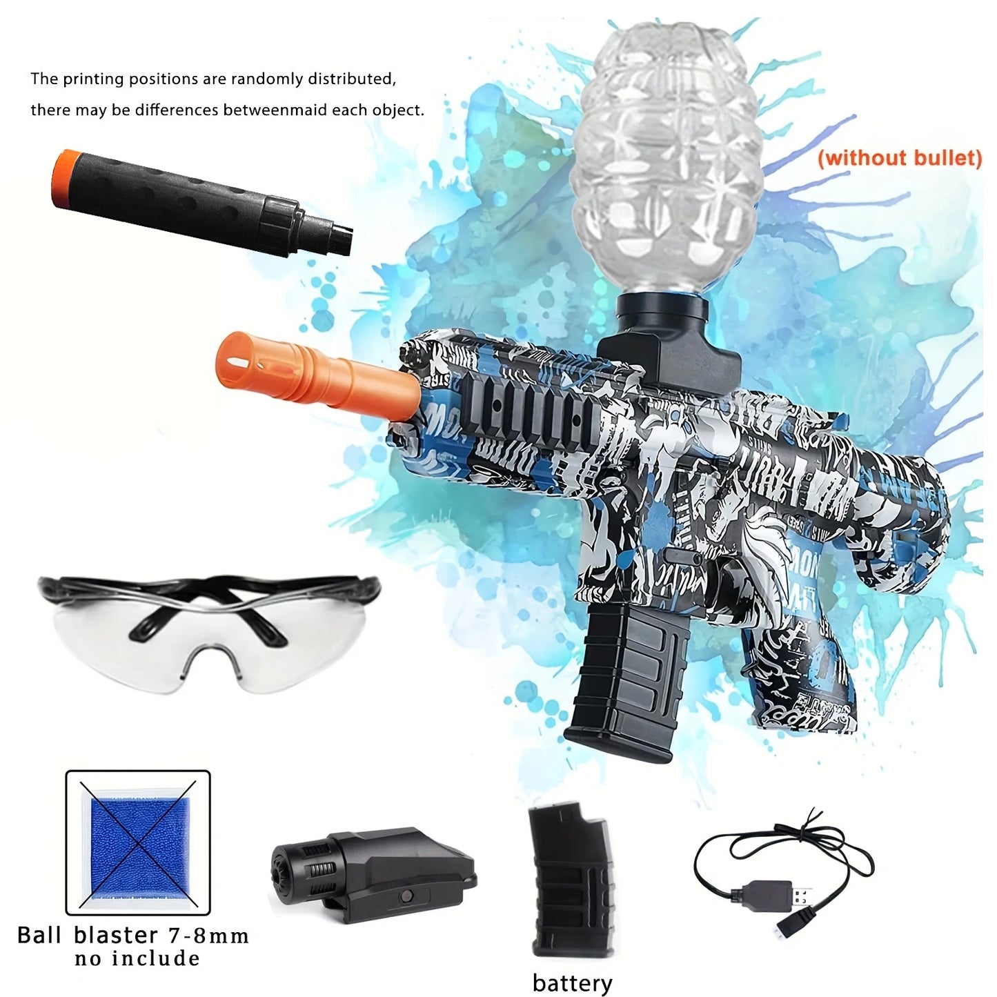 Electric Gel Blaster High Speed Splat Gun Outdoor Gaming Toy