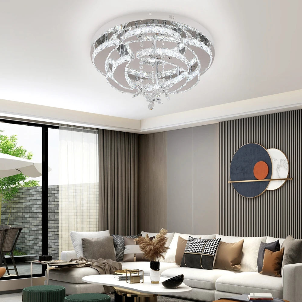 Vetrulus Luxury K9 Crystal LED Chandelier For Dining Room