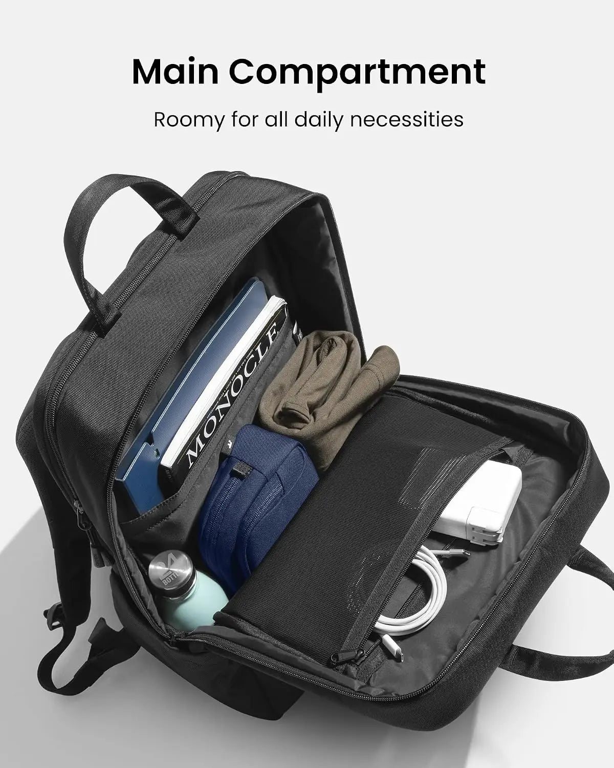 Professional Polyester Laptop Backpack For Work Travel And Commuting