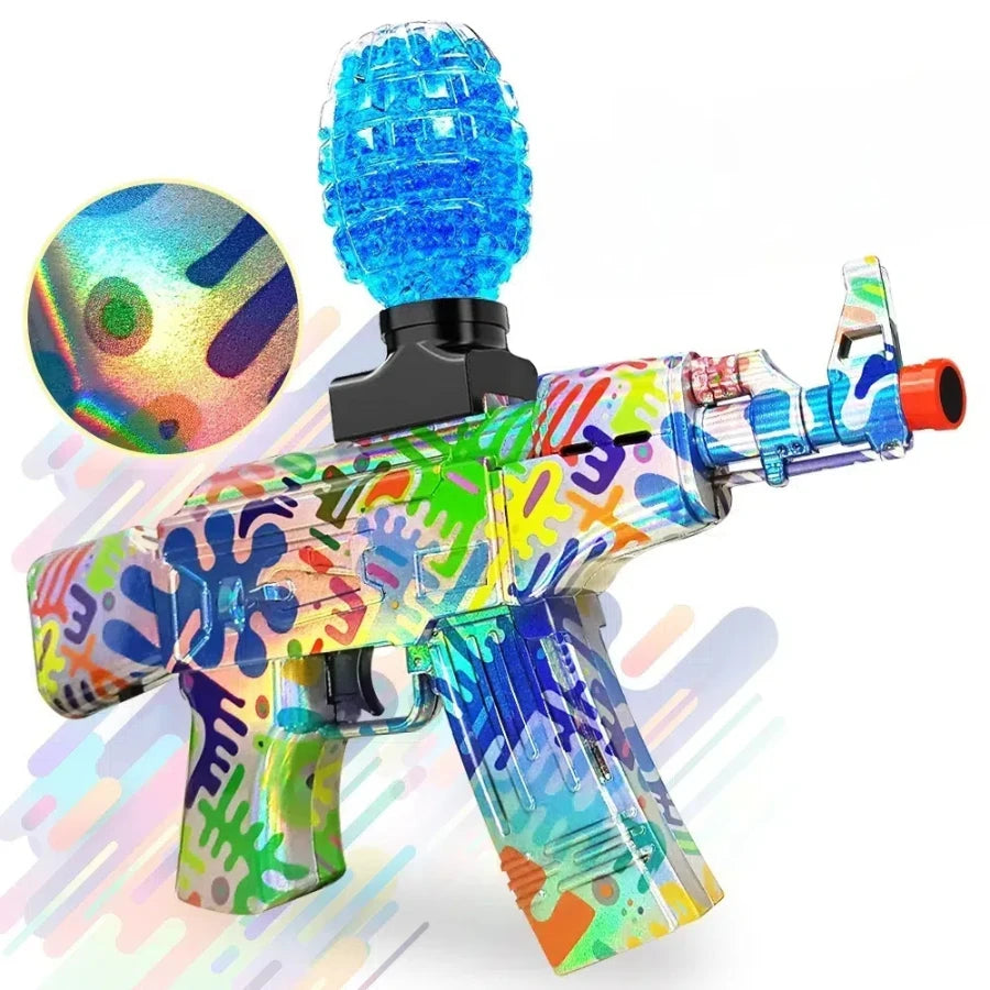 Electric Automatic Gel Ball Blaster Toy With Safety Glasses
