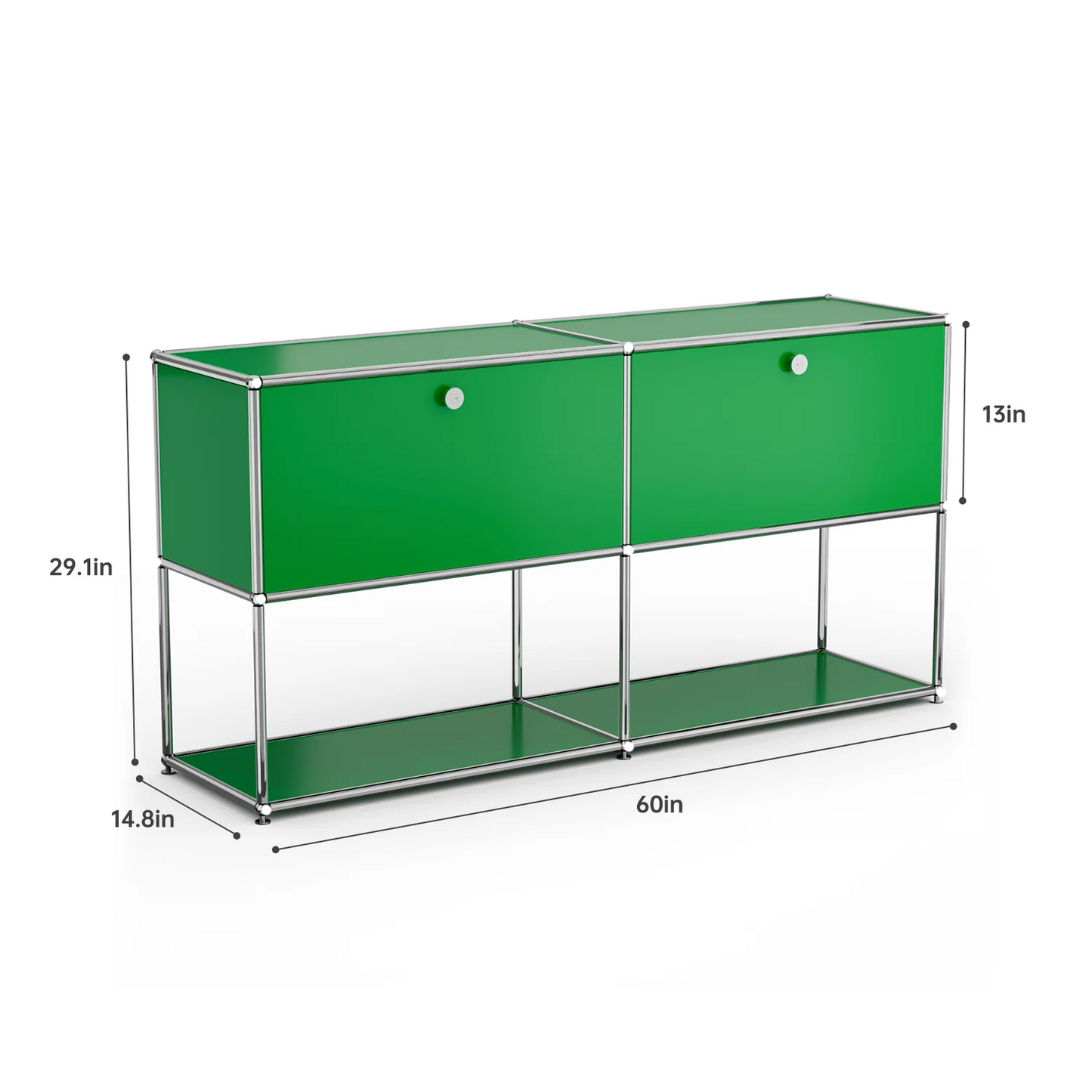 Modern Stainless Steel Storage Cabinet For Living Room And Office