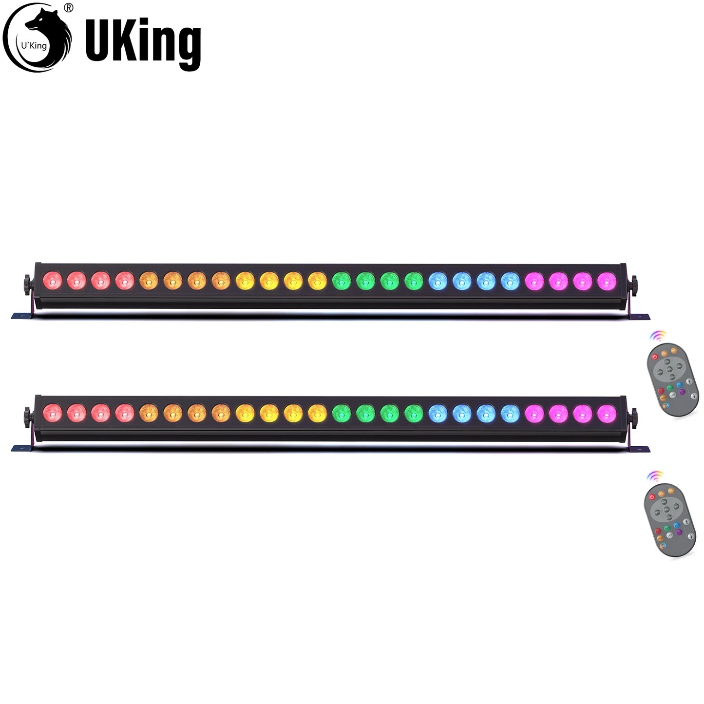 U'King 60W LED Wall Wash Stage Light Bar With Remote