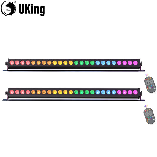 U'King 60W LED Wall Wash Stage Light Bar With Remote