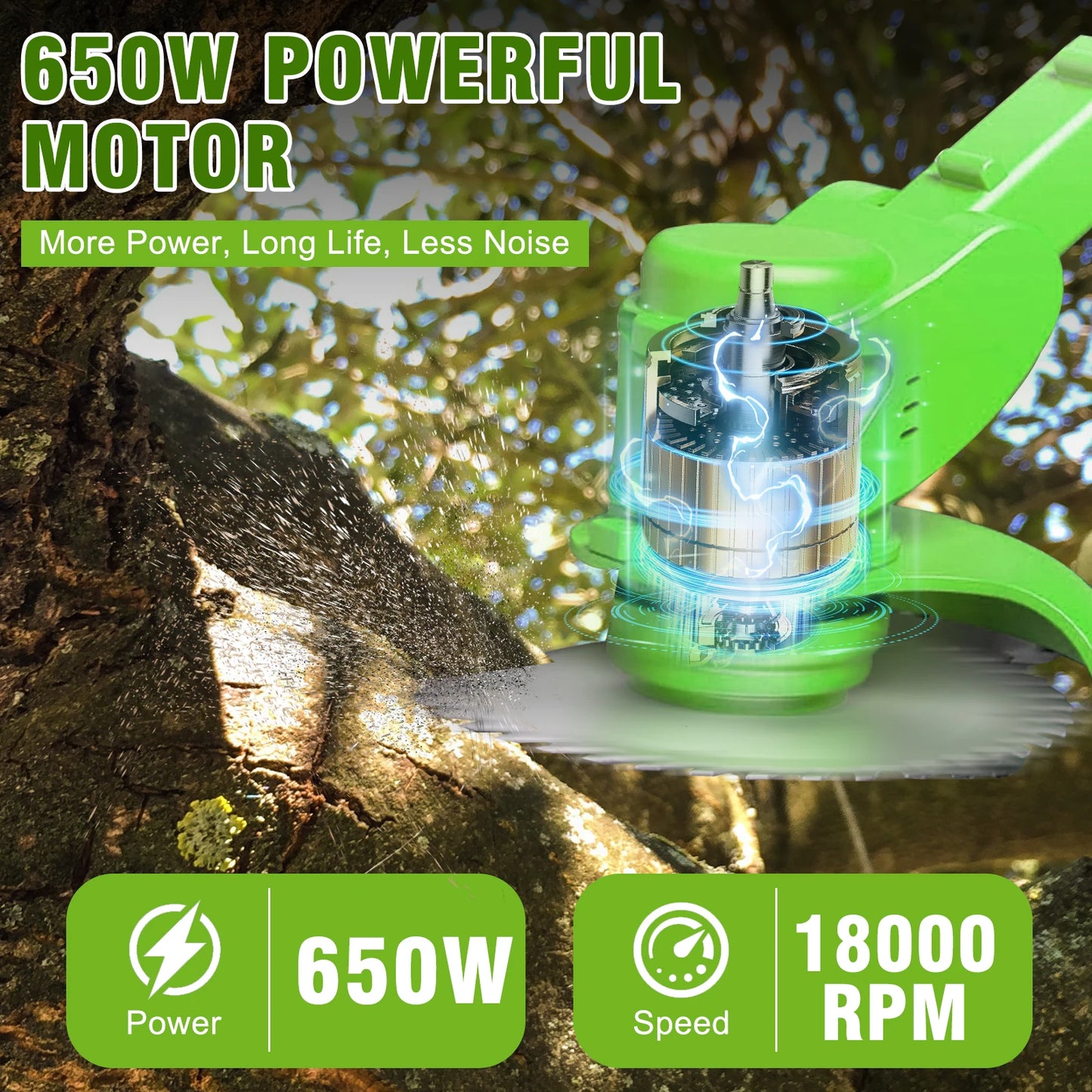 Cordless Brushless 2In1 Lawn Mower Edger and String Trimmer