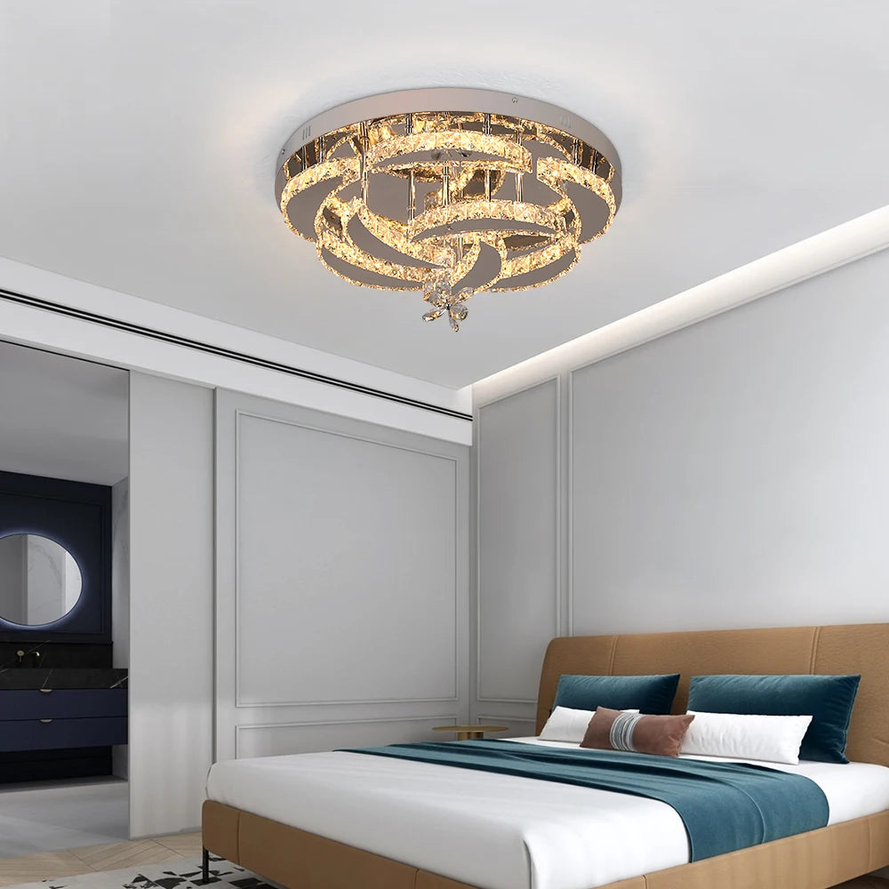 Vetrulus Luxury K9 Crystal LED Chandelier For Dining Room