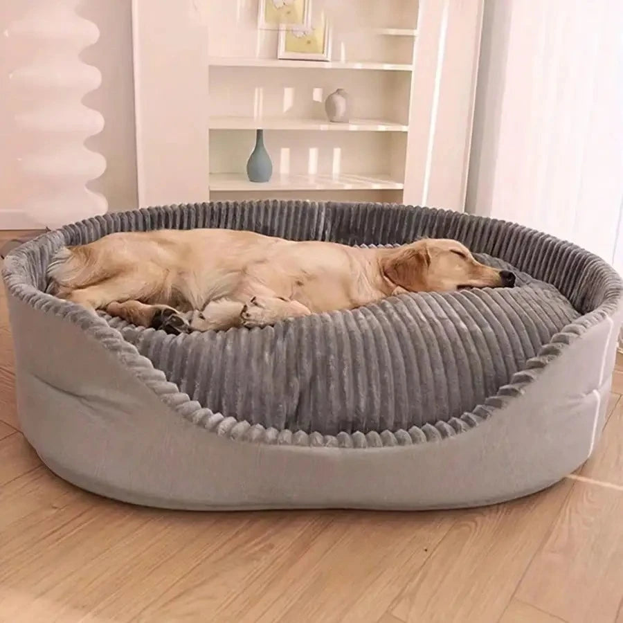 Machine Washable Pet Bed With Warm Cushion For All Pets