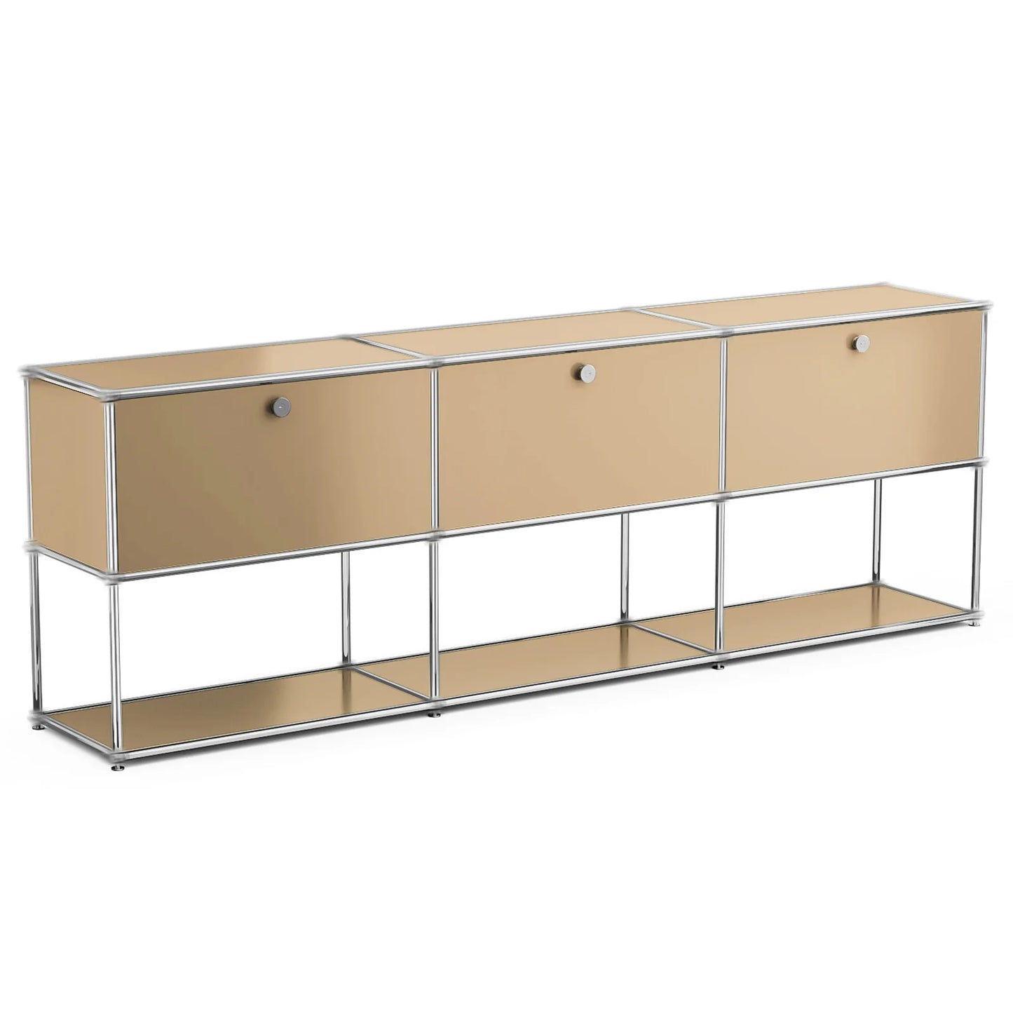 Modern Stainless Steel Storage Cabinet For Living Room And Office