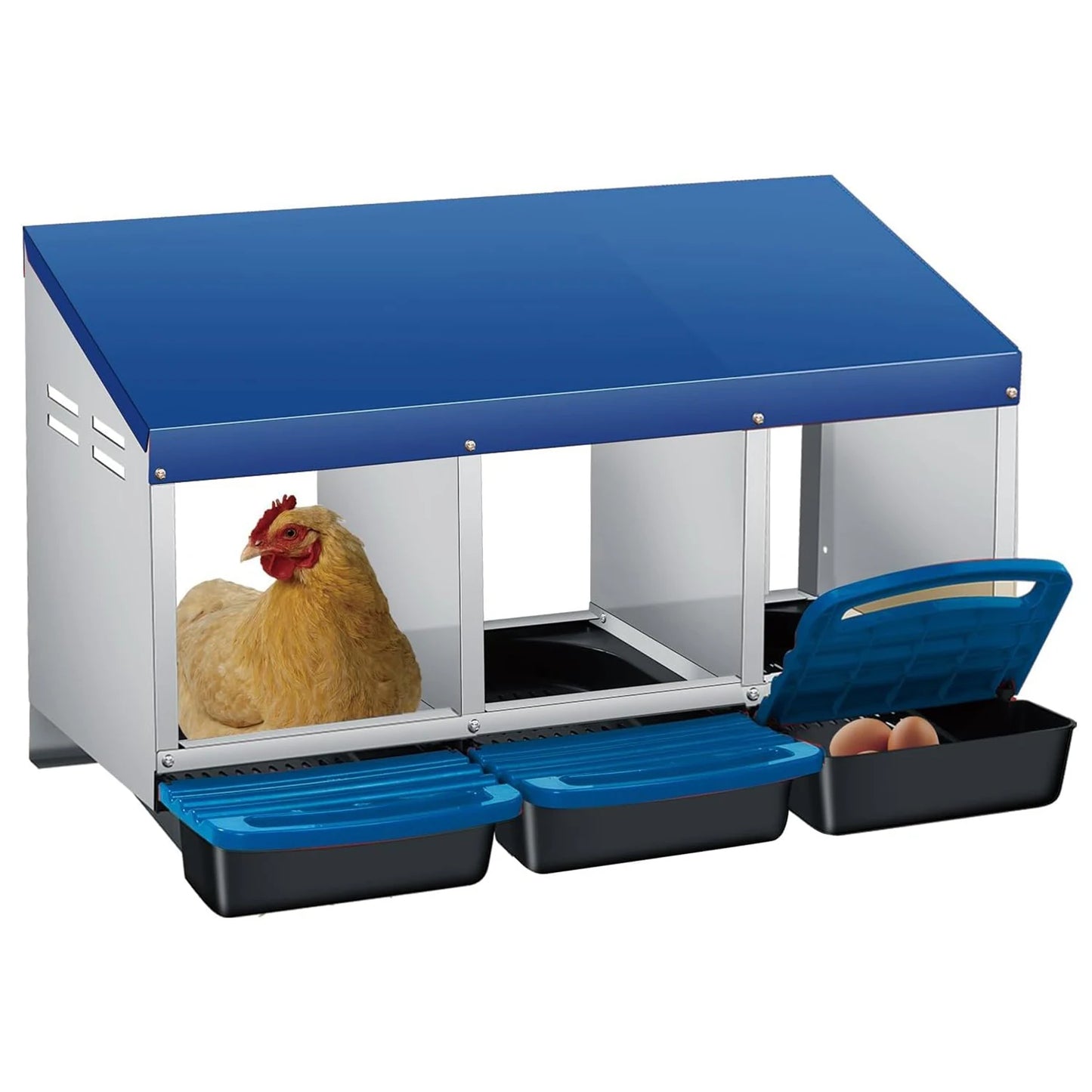 Twister Ck Automatic Egg Collection Metal Poultry Nesting Box