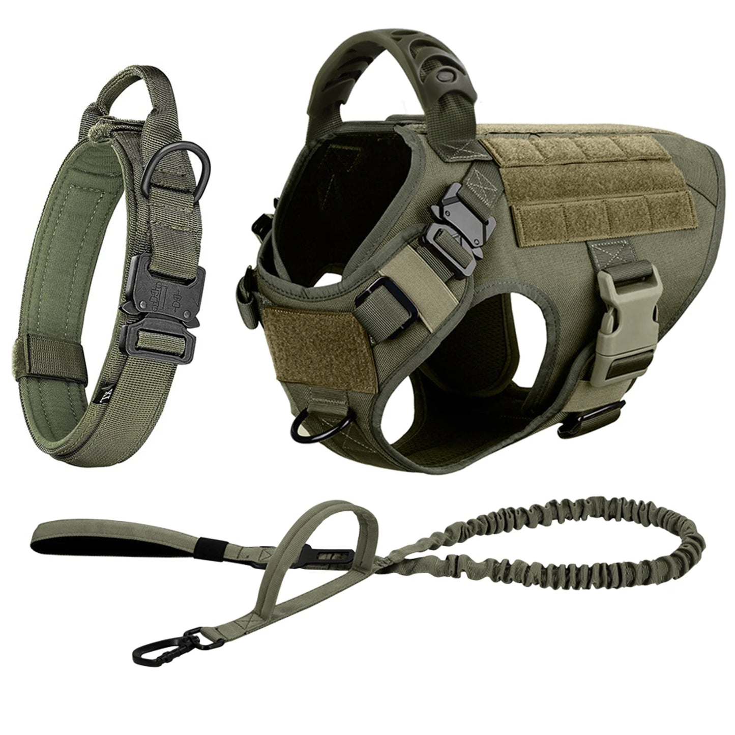 Padded Nylon Dog Harness And Leash Set For Daily Training