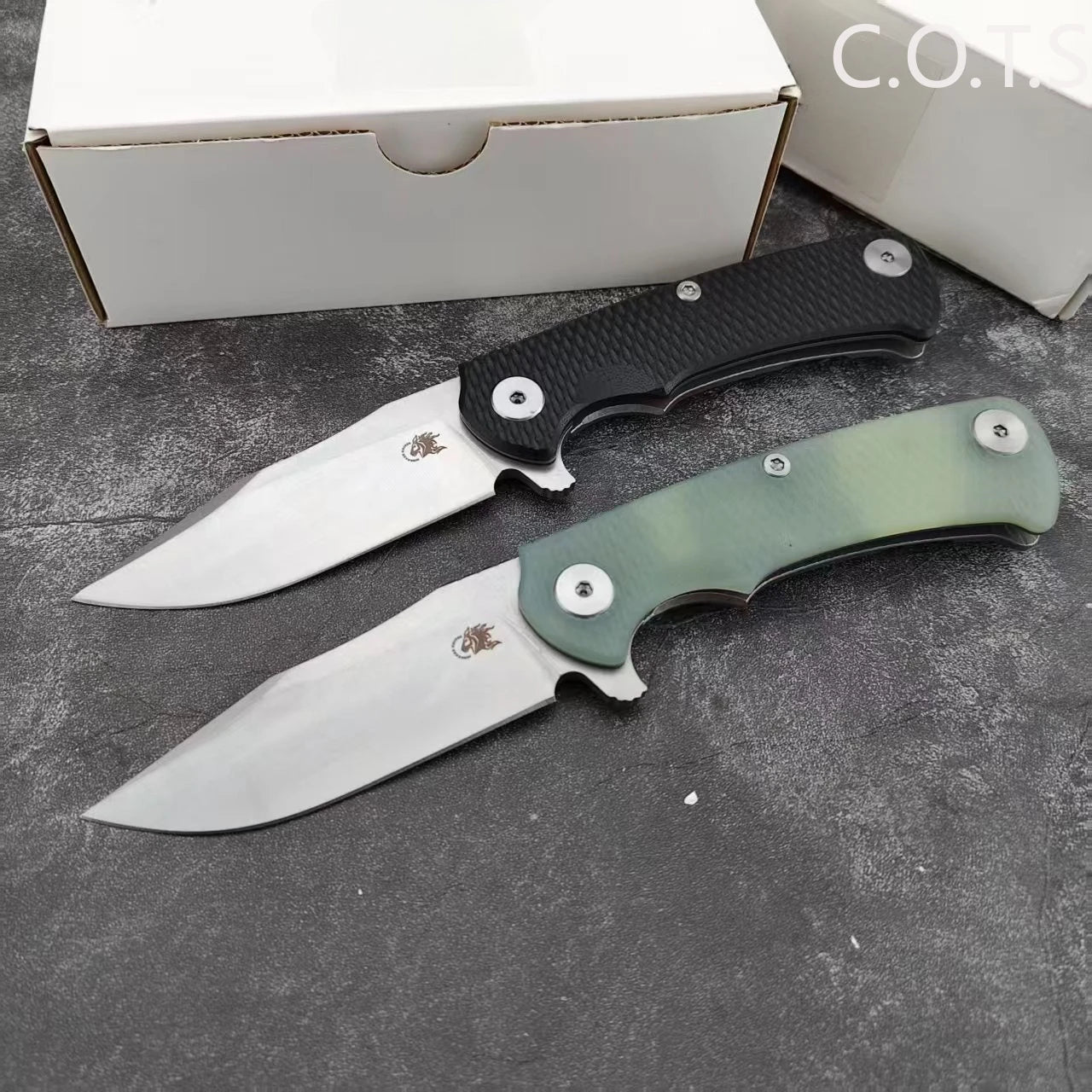 Rick Hinderer XM18 D2 Steel G10 Folding Flipper Pocket Knife