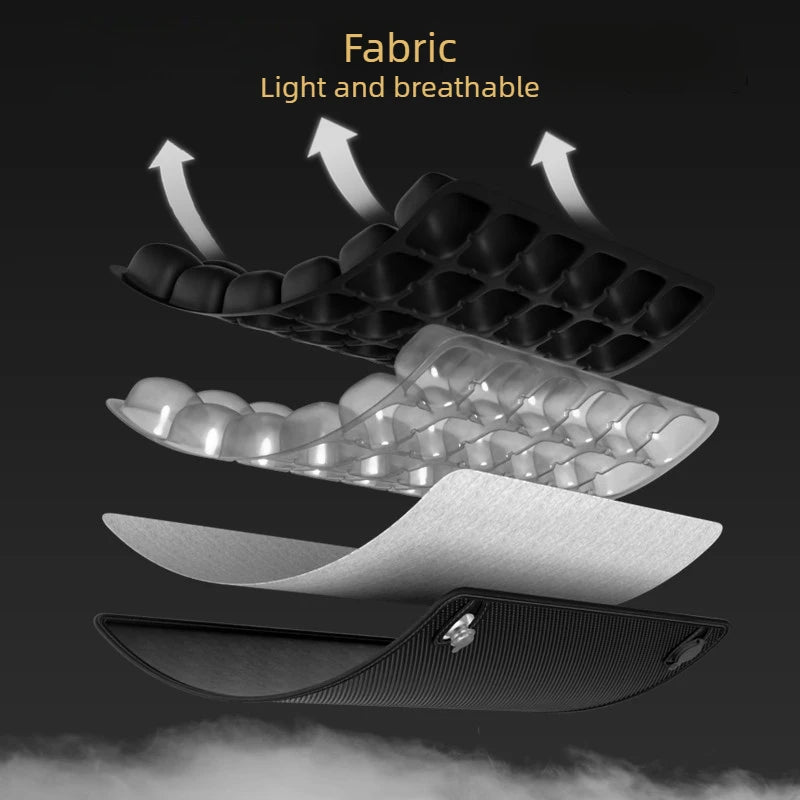 3D Inflatable Seat Cushion With Massage Pad For Office Chairs