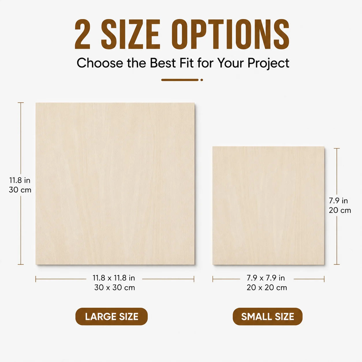 BlazeX Unfinished Basswood Plywood Sheets For Laser Engraving Projects