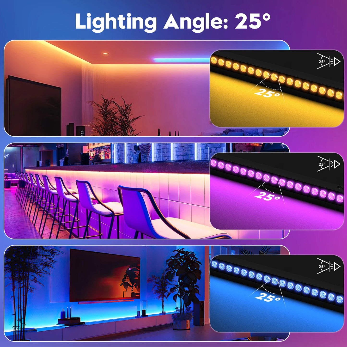 U'King 60W LED Wall Wash Stage Light Bar With Remote