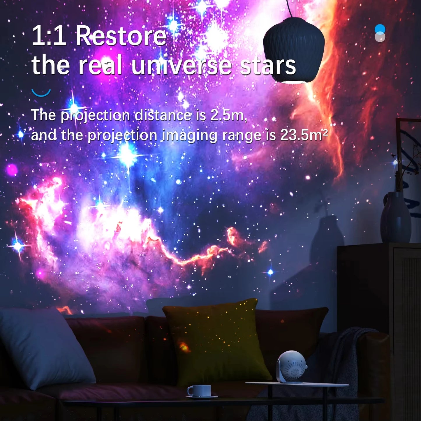 Ausyle Smart Galaxy Projector Star Night Light For Home Decor