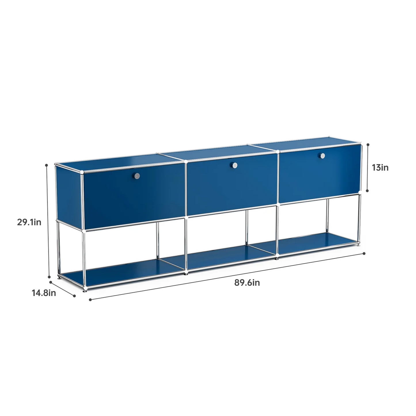 Modern Stainless Steel Storage Cabinet For Living Room And Office