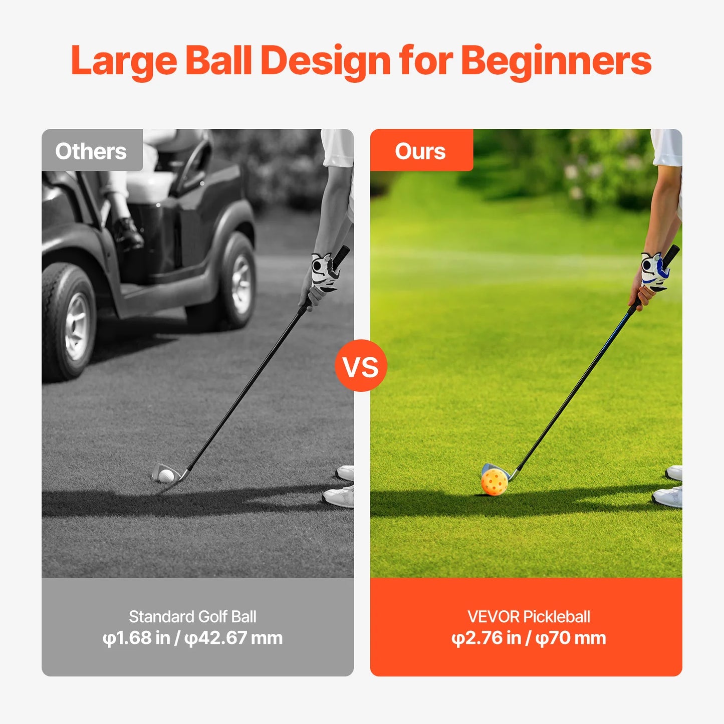 SucceBuy Portable Backyard Golf Chipping Game With Practice Bucket