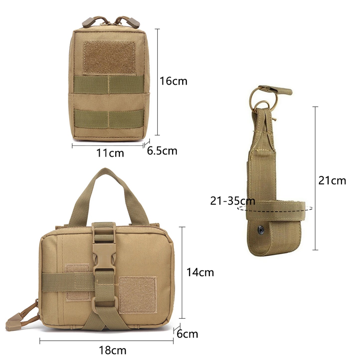 Tactical Padded Nylon Dog Harness Vest With Molle Pouches